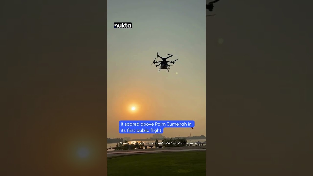A Flying Car That Can Fit in the Trunk of Your Car?! | Nukta Dubai